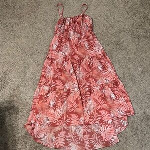 No Boundaries Pink High Low Dress